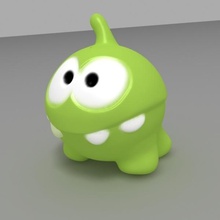 cut rope pinshape game toys character 3d print model - Mito3D