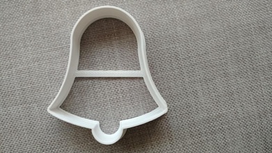 bell cookie cutter pinshape disegno 3d 3d print model - Mito3D