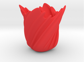 twisted rose vase pinshape vases 3d print model - Mito3D