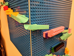 Marmor rutschen pinshape lego 3d print model - Mito3D