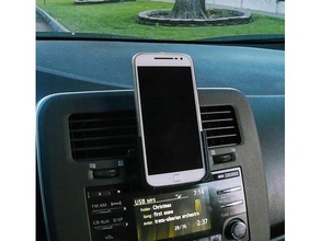 moto g4 g4+ titulaire téléphone voiture lecteur cd adaptateur pinshape nissan leaf smartphone support moyo portable stand 3d print model - Mito3D