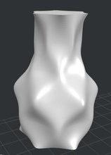 asteroid vase pinshape Modus Druck 3d print model - Mito3D