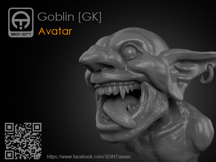 goblin pinshape 3D print model - Mito3D