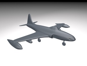 aereo pinshape in miniatura gioco giocattolo aeromobili piano modello 3d print model - Mito3D