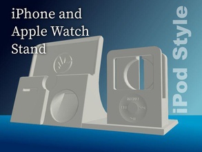 iphone stand 6 + 6s+ 7+ 8+ xs+ apple watch 42mm ipod pinshape plus 7 8 reloj pie soporte montaje cargador 3d print model - Mito3D