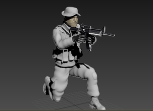 captain price -call duty pinshape cod guns callofduty toy-soldier figures 3d print model - Mito3D