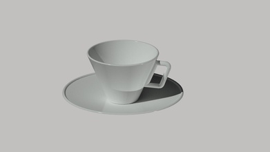 kahve fincanı pinshape Kupası 3d print model - Mito3D