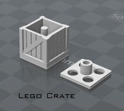 lego crate pinshape 3d print model - Mito3D