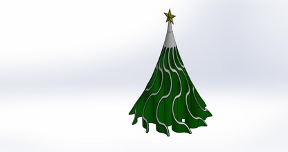 árbol navidad pinshape 3d print model - Mito3D