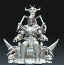 skeletor pinshape evil monster skull universe masters man 3d print model - Mito3D