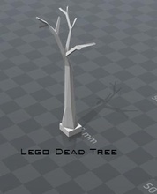 lego ölü ağaç pinshape 3d print model - Mito3D
