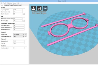 goggels pinshape goggles 3d print model - Mito3D