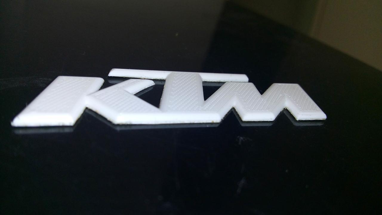 ktm logo pinshape 3D print model - Mito3D