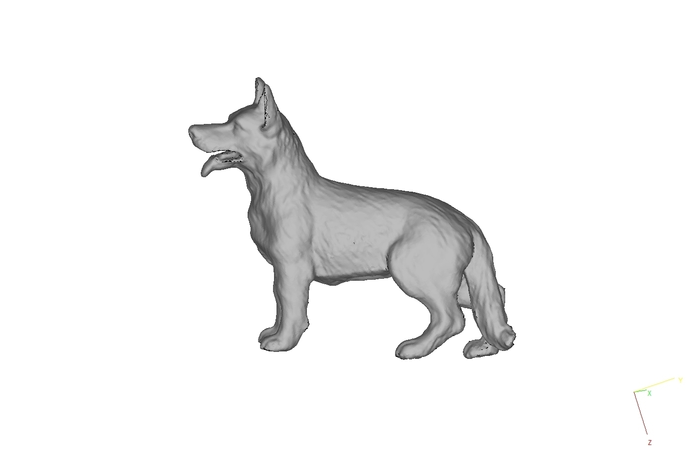 deutscher Schäferhund pinshape Deutsche 3D print model - Mito3D