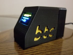bitcoin ticker pinshape lcd wifi sd esp8266 btc 3d print model - Mito3D