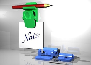 notes pinshape 3d-design 3d print model - Mito3D
