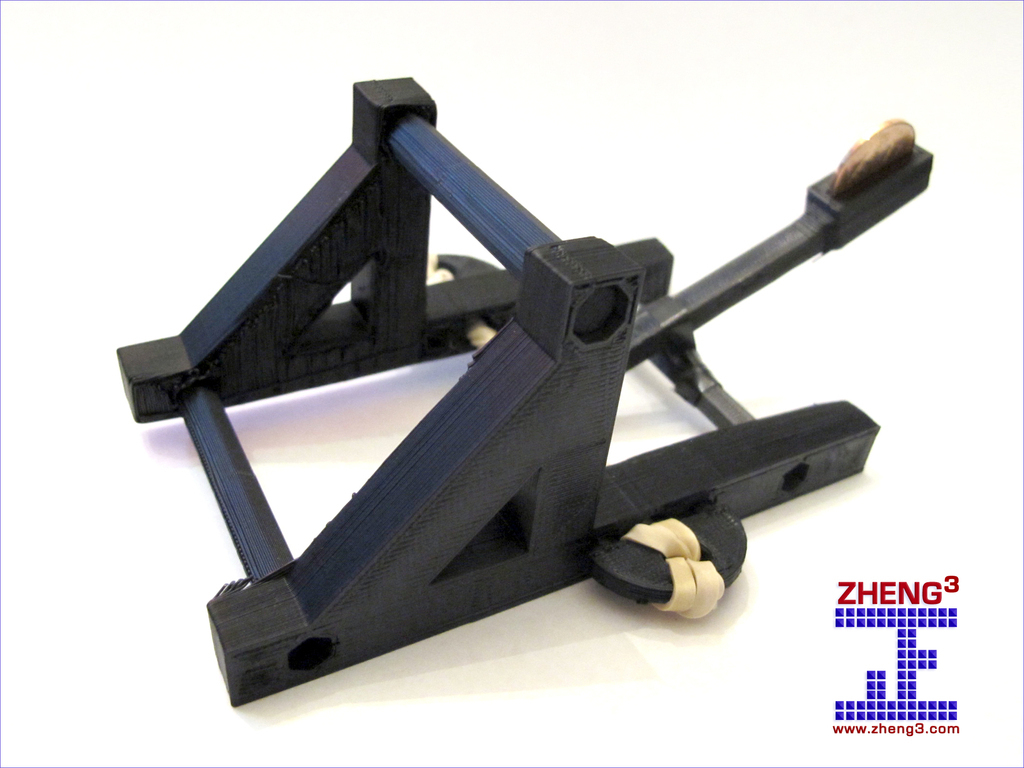 zheng3 penny Katapult pinshape seej makerbot 3d 3D print model - Mito3D