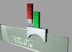 usb Stift Halter Drucker pinshape 3d design 3d print model - Mito3D