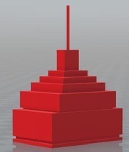 tapa para frasco impero pinshape monumento londres londra foro big disegno 3d 3d print model - Mito3D