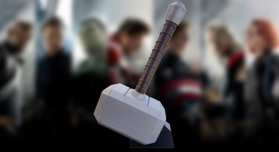 thor's hammer raspberry pi 3 case pinshape fun-for-all-ages thor retrogaming raspberry-pi 3d print model - Mito3D