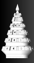 christmas tree santa's workshop pinshape minifloppybot art billybot theater theatre robot robotoons r2pv1com wperko solidworksmagi 3d print model - Mito3D