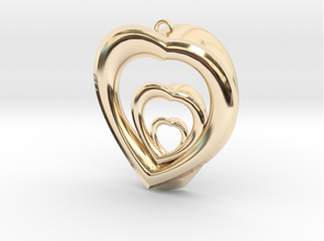 l'amour infini pendentif pinshape bijoux design concours cœurs cœur joyau 3d print model - Mito3D