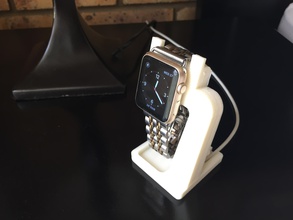 apple relógio 38 42mm suporte carregamento pinshape stand 3d print model - Mito3D