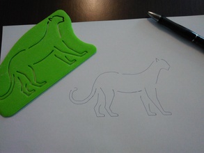 tigre coloriage pinshape livre coloration 3d print model - Mito3D