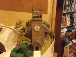scaleprint st trinians 2 kilise Kulesi dış kısımları pinshape 3d tasarım 3d print model - Mito3D