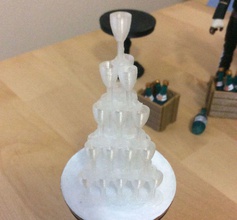 champagne pyramide 1 18 échelle pinshape Conception 3d 3d print model - Mito3D