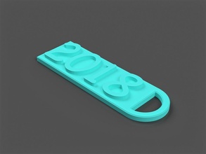 2018 key chain pinshape 3d-design 3d print model - Mito3D