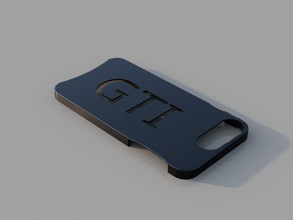 iphone 7 8 gtı telefonu kılıfı pinshape 3d tasarım 3d print model - Mito3D