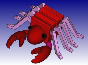 aragosta blocco 3d zoo pinshape disegno 3d print model - Mito3D