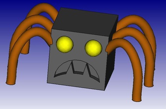 spider 3d block zoo pinshape 3d-design 3d print model - Mito3D