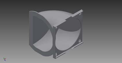 cold air duct pinshape 3d-design 3d print model - Mito3D