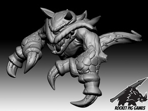 fusée cochon jeux éthérée terreur pinshape d'horreur table jeu créature donjons dragons mdn astral dreadnought 3d print model - Mito3D
