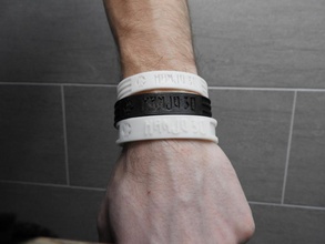bracelet thermoform personnalisable pinshape Conception 3d 3d print model - Mito3D