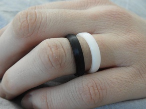 anel casamento pinshape 3d design 3d print model - Mito3D