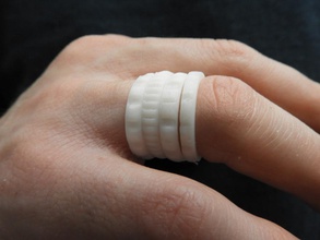 bellissimi anelli pinshape disegno 3d 3d print model - Mito3D