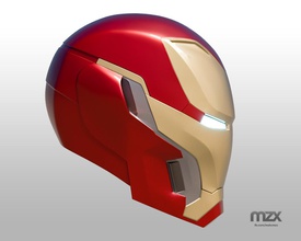 iron man mark 50 infinity war casque pinshape mark50 xlviii marque costume infinitywar avengers ironman 3d print model - Mito3D