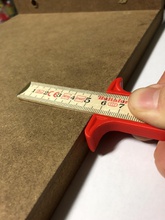 ruler fence pinshape woodworking tumstock folding-ruler 3d print model - Mito3D