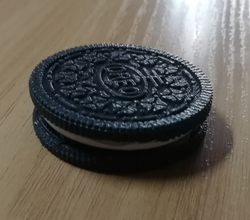 oreo cookie pinshape trick toy cookies food 3d print model - Mito3D