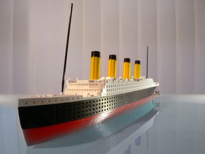 titanic pinshape tekne gemi 3d print model - Mito3D