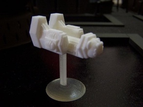 roosevelt pinshape ayı minyatür model sci fi bilim kurgu uzay gemisi starship teddy 3d print model - Mito3D