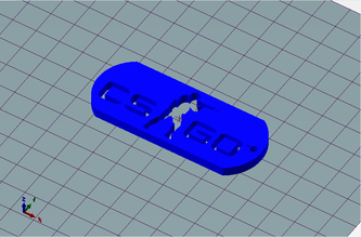 csgo keychain pinshape gamer cs-go keychaines 3d print model - Mito3D