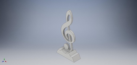 agudos troféu pinshape música 3d print model - Mito3D