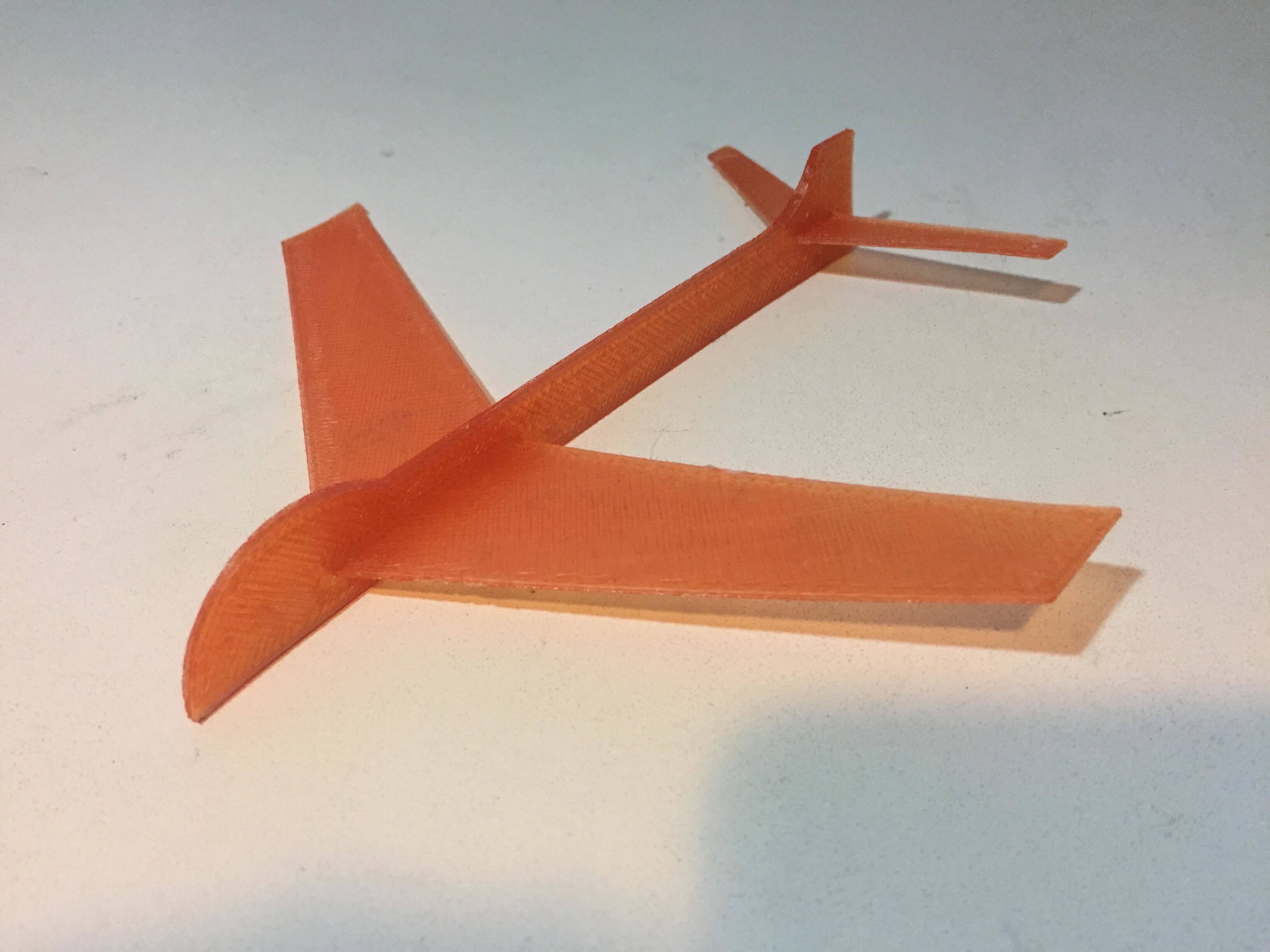 Flugzeug Spielzeug geruhen v2 3parts schnell pinshape einfach 3D print model - Mito3D