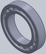 ball bearing pinshape 3d print model - Mito3D