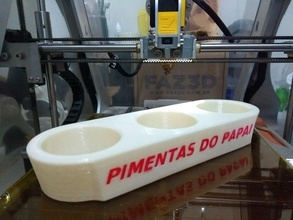 suporte para molhos cabron pinshape 3d-design 3d print model - Mito3D