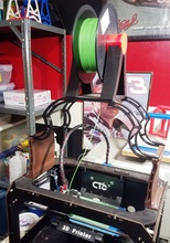 filament holder ctc bizer printer pinshape spool-holder filament-spool-holder 3d print model - Mito3D